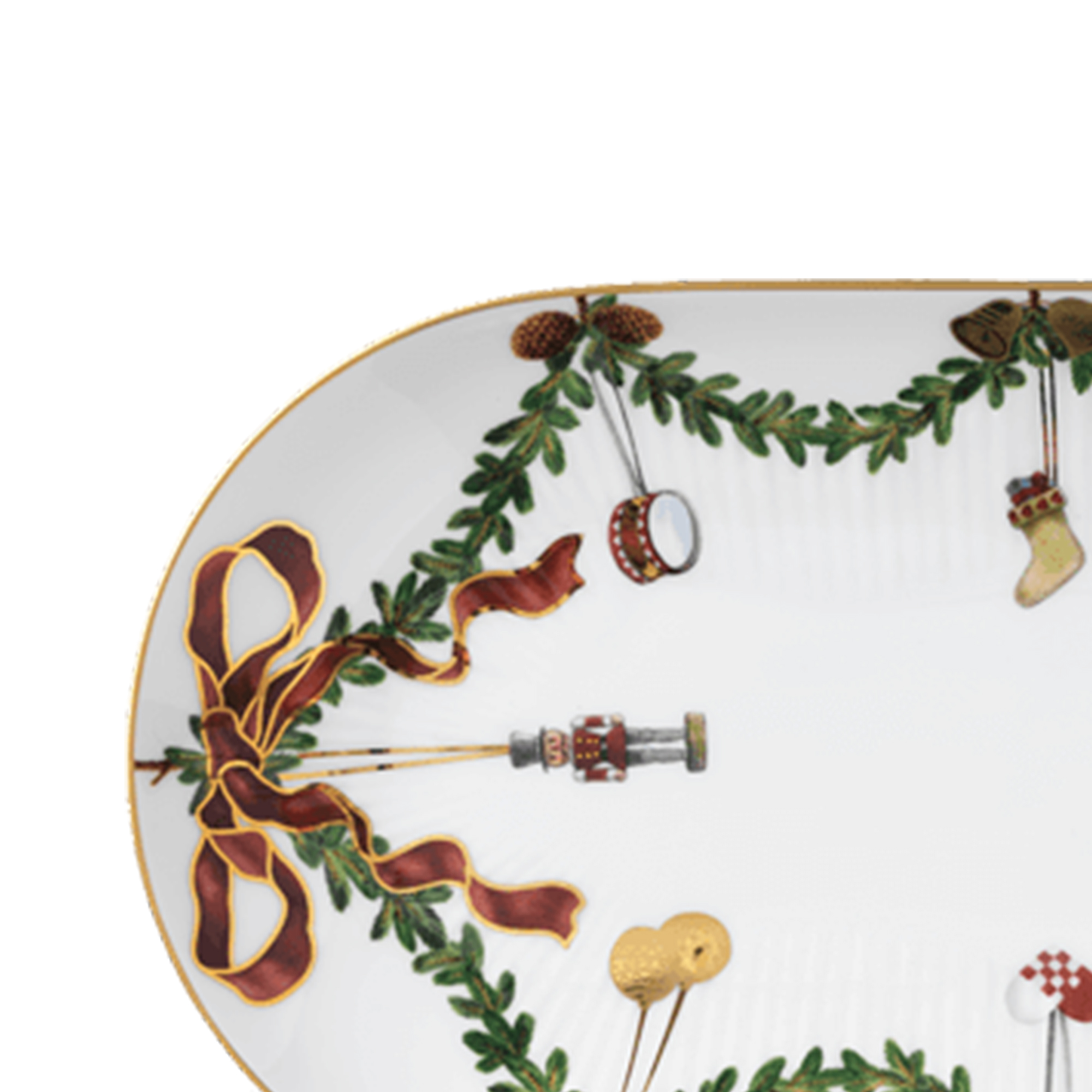 Zoom image of Star Fluted Christmas Dish 39 cm